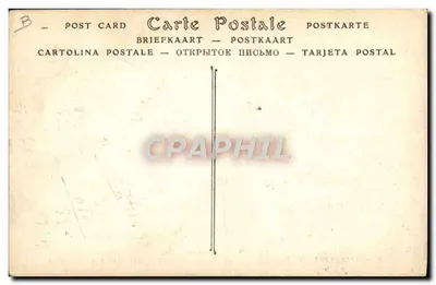 O Aviador Labouchère no posto de pilotagem de um monoplan Antoinette — Os Grandes Aviadores, série 424, ND Phot. — Verso