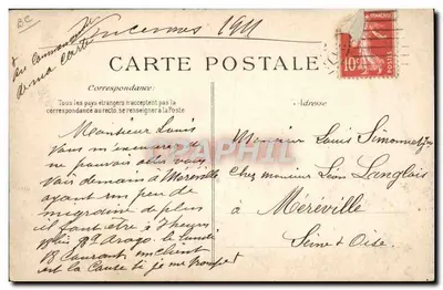 Circuito Europeu 1911 — Vincennes — A multidão aguardando os aviadores — Verso