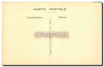 Rybak obok jeziora — dom przy wodzie — Wydawca E.R. Paris — Rewers