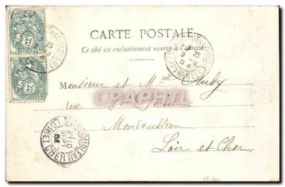 Lourdes - Bazylika, miasto, Duży i Mały Jezus — Wydawca: Lallech des Trois Pyrénées, nr 496 — Rewers