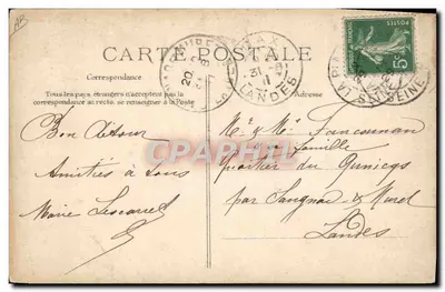 Aubrun sur Monoplan Blériot — Modèle déposé, éditeur E.D. n°208 — Rückseite