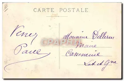 Niel sur Monoplan Nieuport — pilote et avion — éditeur inconnu — Verso
