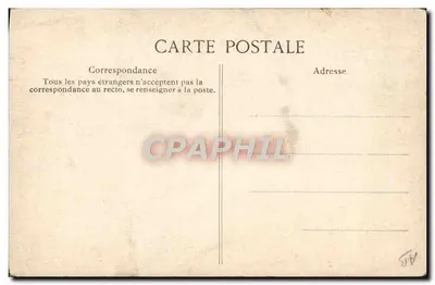 Luchtvaart - Kamp Auvours - Le Mans, 21 september 1908 — Wilbur Wright breekt alle wereldrecords van luchtvaart — Uitgever: Cléché Rol, n° 4/5 — Achterkant