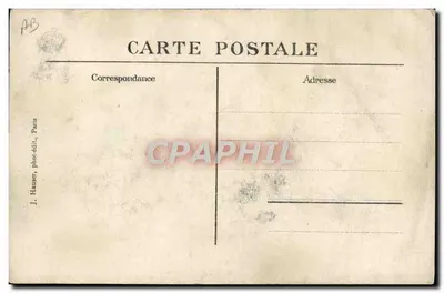 Monoplano Blériot pilotado por Garros — 1512 — J. Hauser, fot-edição, Paris — Verso