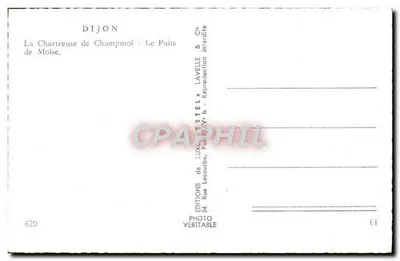 Chartreux de Champmol - Studnia Mojżesza — Wydawnictwo Estel, Paryż — Rewers