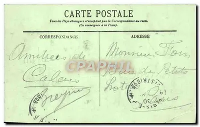 Calais — Katedra Najświętszego Serca Pana Jezus — LL. n°79 — Rewers