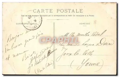 Parijs-Zeestraat — Uitzicht genomen vanaf het Municipale Casino — L. D., B., 53 — Achterkant