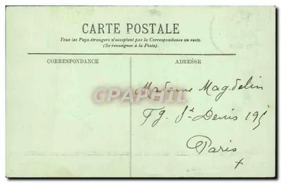 Boulogne-sur-Mer — Una Boulonnaise en Traje de Fiesta — LL. — Reverso