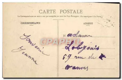 Boulogne-sur-Mer — Il Porto e le Dighe — Editore anonimo, n° 114 — Verso