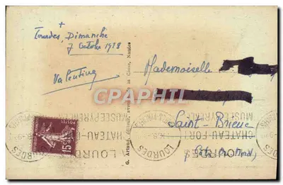 Lourdes - De Basiliek van Onze Lieve Vrouw van Lourdes — G. Artaud, n°88 — Achterkant