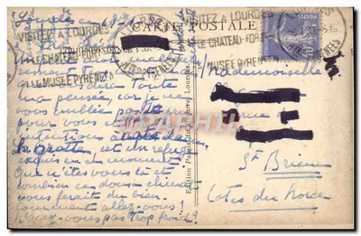 LOURDES — Ogólny widok Bazyliki — Wydawnictwo Paryż — Rewers