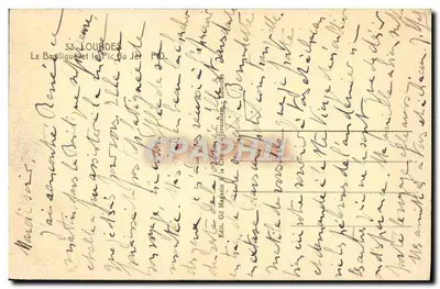 Bazylika i Fic Jerozolimski — Lourdes — Wydawca Daucel — Rewers