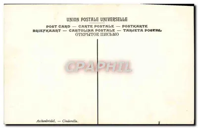 Cenerentola — Pittura di Joseph Bail — Petit Palais - Parigi — Verso