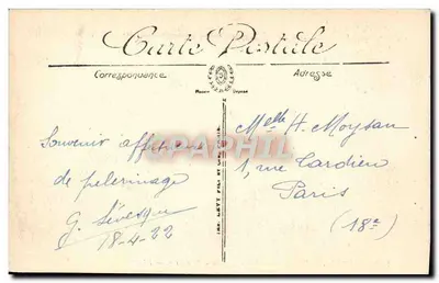LOURDES — A Gruta antes da saída da Procissão — LL. — n° 269 — Verso