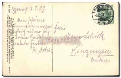 Sibila com crianças — gravura — F.A. Ackermann's Kunstverlag, Munique, n° 2636 — Verso