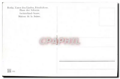 Berlin - Dom Szwajcarii — wydawca LA CO, nr 341 — Rewers