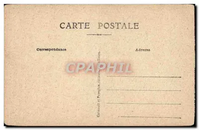 Château-Thierry (Aisne) — Wewnętrzne wnętrze kościoła po wyjściu Niemców — Cornault i Papeghin, wydawcy, Tours — Rewers