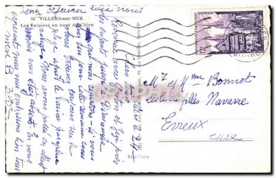 As Falésias no Saut du Chien — VILLERS-sur-MER — CAP — Verso