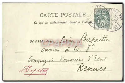 Parigi - Il Carrousel - Statua di Gambetta — A. Tarido, Parigi — Verso