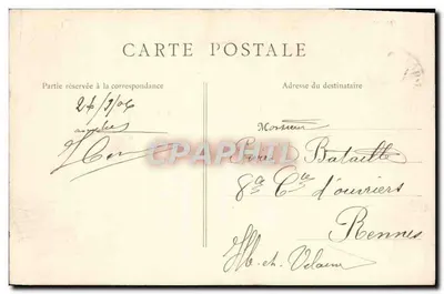 PARIS - Bois de Boulogne - Cachoeira e Gruta — B.E. PARIS, n°67 — Verso