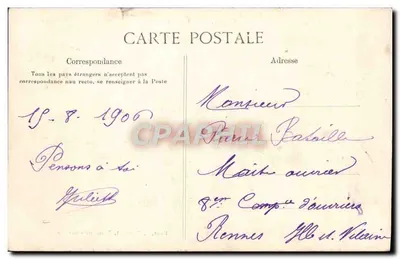ISLE-ADAM — Nowy Most Bras-du-Moulin — Amont — Fot. J. Frémont, Beaumont-sur-Oise — Rewers