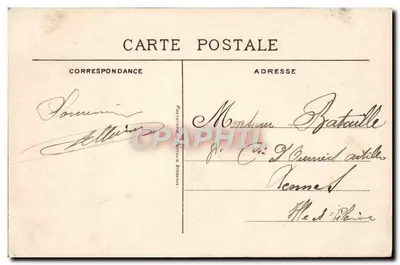 Bordeaux - A Bolsa — com fonte — Bilhete postal antigo n°42, editada por Phototypia, Bordeaux — Verso