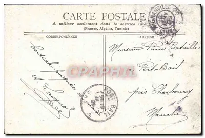 Paryż — Kościół św. Augustyna i Le Coul, Malesherbes — Rewers