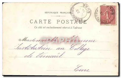 Étrépagny — Wnętrze Kościoła — IMP. C. MORIN, Nancy — Rewers