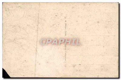 Tarjeta postal antigua Fantasía Niño — Reverso