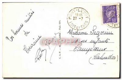 Tours — Panorama — Wieża Charlemagne i Bazylika św. Martyna (Laloux, arch.) — Rewers