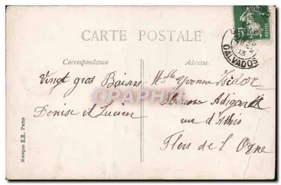 एक छोटी लड़की रॉज़ के बूकेट के साथ — प्रकाशक FABRIDIU FRANÇAIS — संख्या 2740 — पीछे