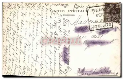 Lourdes — Pomnik Wspólnej Wdzięczności (1914-1918) i Zamek Wzgórzowy — Rewers