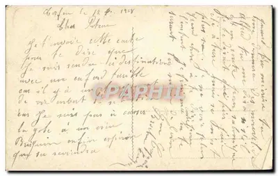 Malta — Panoramic view of Floriana — SIMONDS — Verso