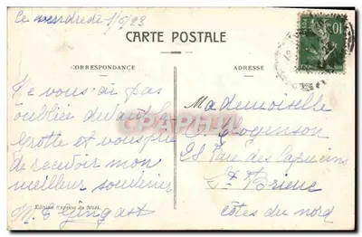 Lourdes — Ogólny widok i Bazylika. — Wydawnictwo Express du Midi, nr 101 — Rewers