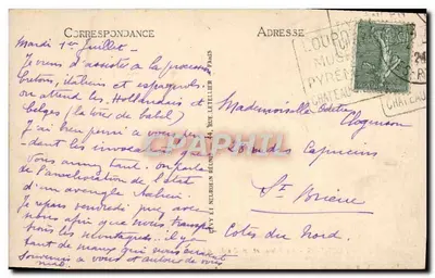 LOURDES - De Zegen van de Zieken - LL — Achterkant