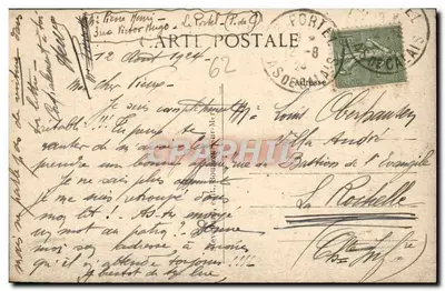Le Portel (P.-de-C.) — A Falaise em direção a Equihen — E.S. 745 — Verso