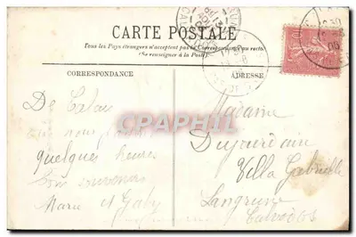 Calais — Ogród Ricbelieu i Pomnik Burżu — LL. — nr 116 — Rewers