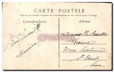 Boulogne-sur-Mer — O Sino e o Palácio de Vila — editor não identificado, n° 41 — Verso