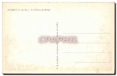Plémet (C.-du-N.) — Il Castello di Bodiffé — P. A. Le Monel — Verso