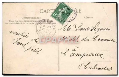Parigi – Bois de Boulogne – Pavillon d’Armenonville — Editore ELD, n° 4132 — Verso
