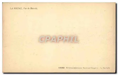 La Rhune, Vista di Biarritz — Editore: Edizioni Artistiche Raymond Bergevin, La Rochelle — N° di serie: 10380 — Verso
