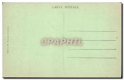 Widok z Dauphiné — Linia z Grenoble do Villars-de-Lans — Stacja Pariset — Promontoir — Perspektywa na Grenoble — Rewers