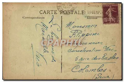 Het Oude Haven van Marseille — De Sardine — Uitgever niet geïdentificeerd — Achterkant