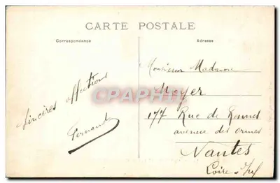 Saumur (M.-et-L.) — Ponte Cessart e a Loire — Fr. Voelcker, fot. Saumur, depositado — Verso