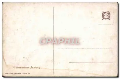 Loreley — widok panoramiczny — v. Eckenbrecher, seria 76 — Rewers