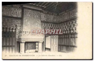 CPA Chateau De Pierrefonds La Salle des Chevaliers