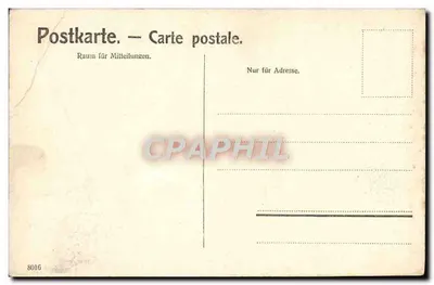 Katedra Kolonii — widok z lotu — wydawca nieznany, nr serii 8016 — Rewers