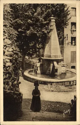 Corte (Corse) — Fontaine des Quatre-Canons — Les Éditions d'Art Yves