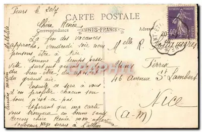 Saint-Étienne (Loire) — Kościół św. Marii — B. F. n°108 — Rewers