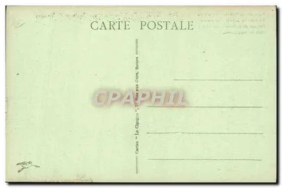 Rouen. Most Przeciwprądowy (System F. Arnodin) — widok mostu wiszącego nad Seiną — wydawca Kartki 'La Cigogne', nr 269 — Rewers